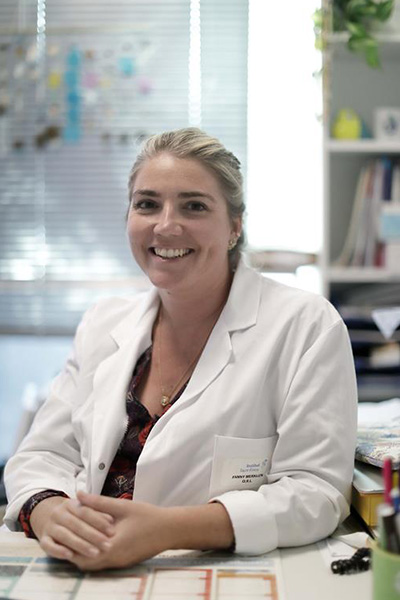 Camille, infirmière à l'institut Saint-Pierre