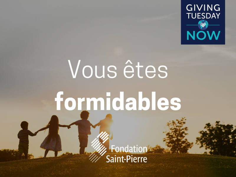 La Fondation Saint-Pierre a un message pour vous. 💌